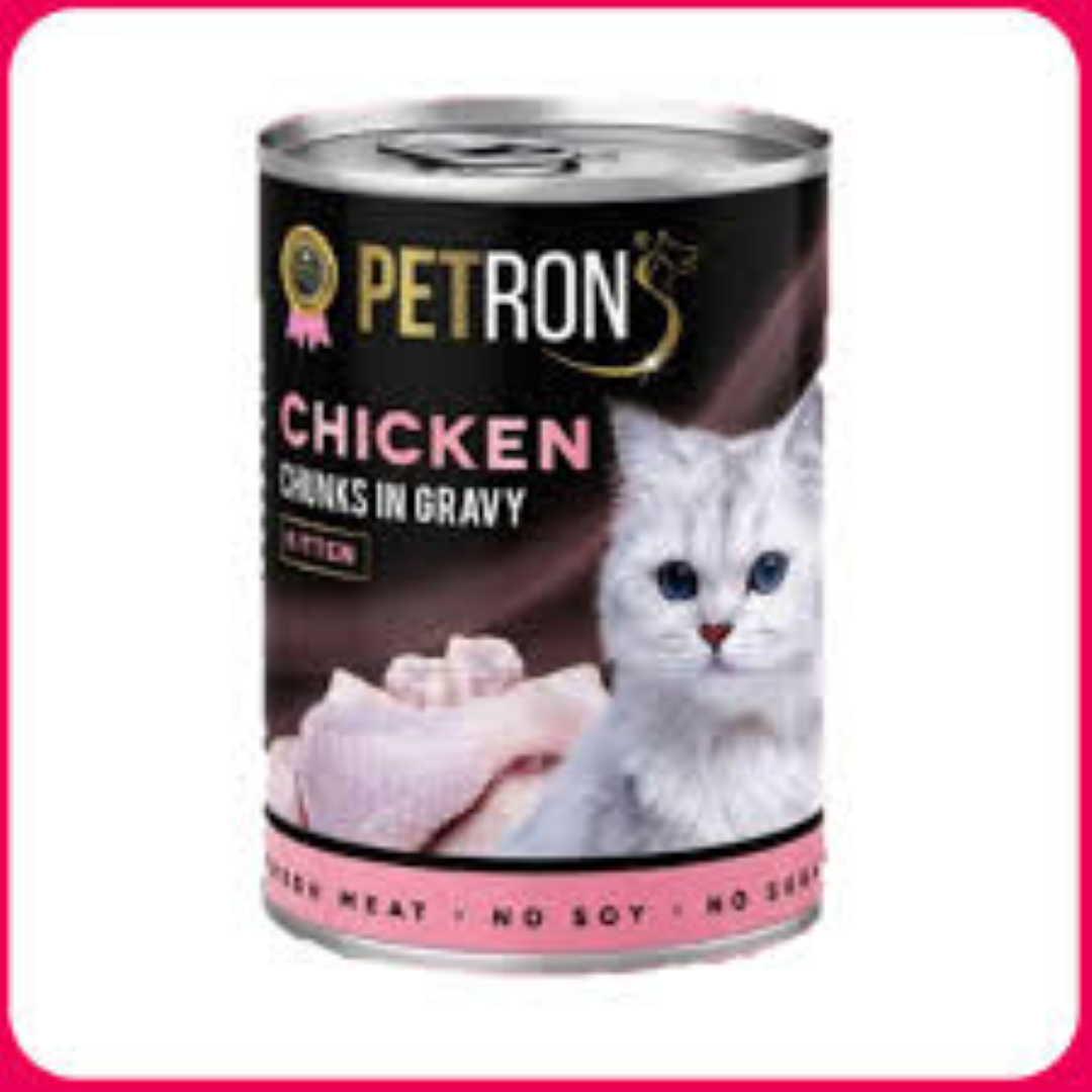 PETRONS CAT CHUNKS GRAVY CHICKEN 400G